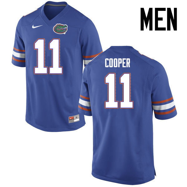 Men Florida Gators #11 Riley Cooper College Football Jerseys Sale-Blue